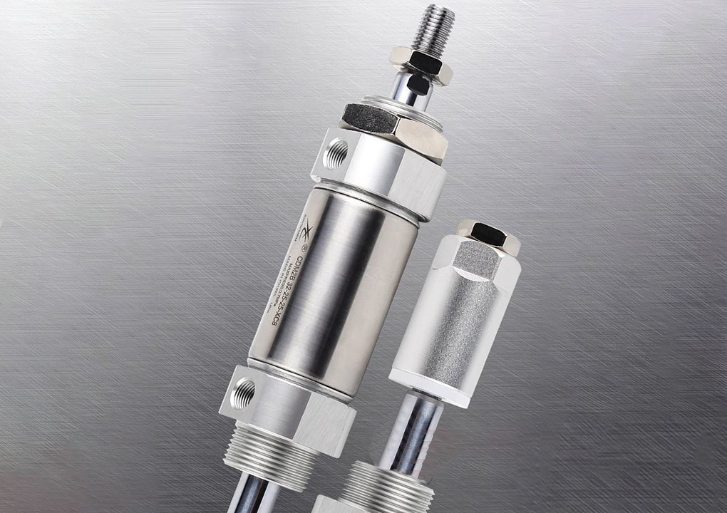 星辰香草视频污色微型不锈钢迷你气缸行程可调CDM2B