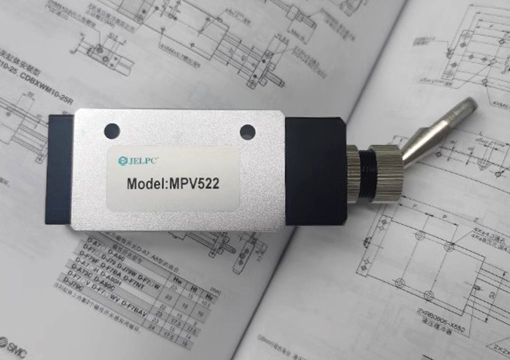 佳尔灵原装正品 二位五通 手拨阀 MPV522